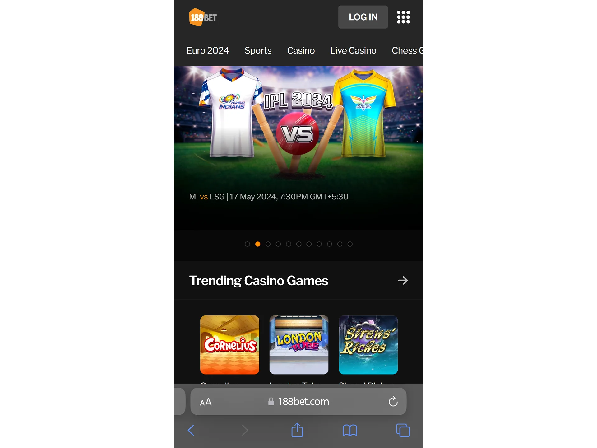 Giới thiệu về 188bet app